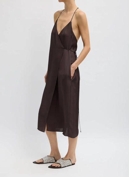 Summer Slip Wrap Dress
