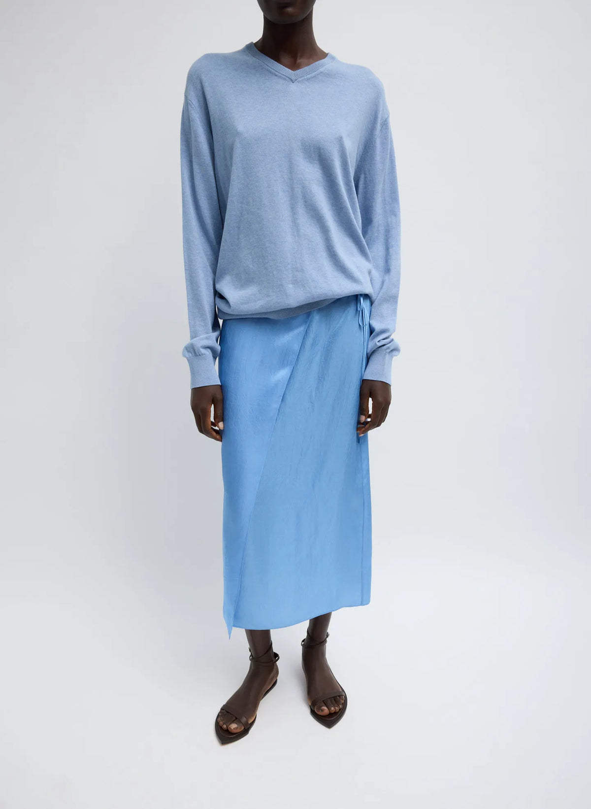 Summer Slip Wrap Skirt