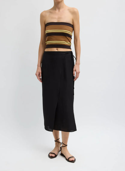 Summer Slip Wrap Skirt