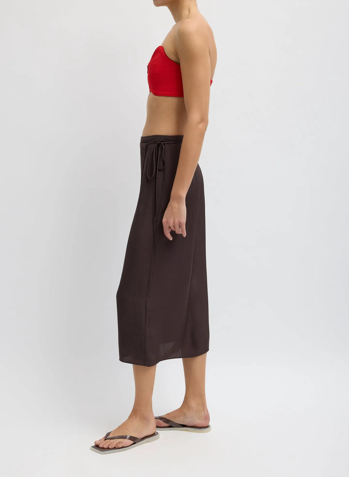 Summer Slip Wrap Skirt