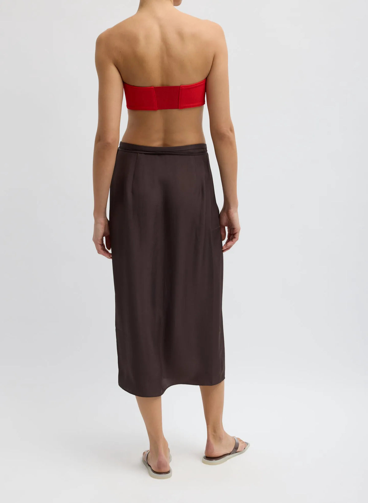 Summer Slip Wrap Skirt