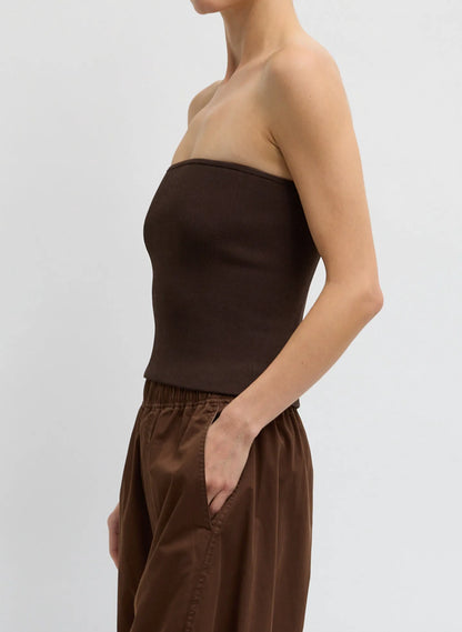 Ribbed Sweater Tube Top