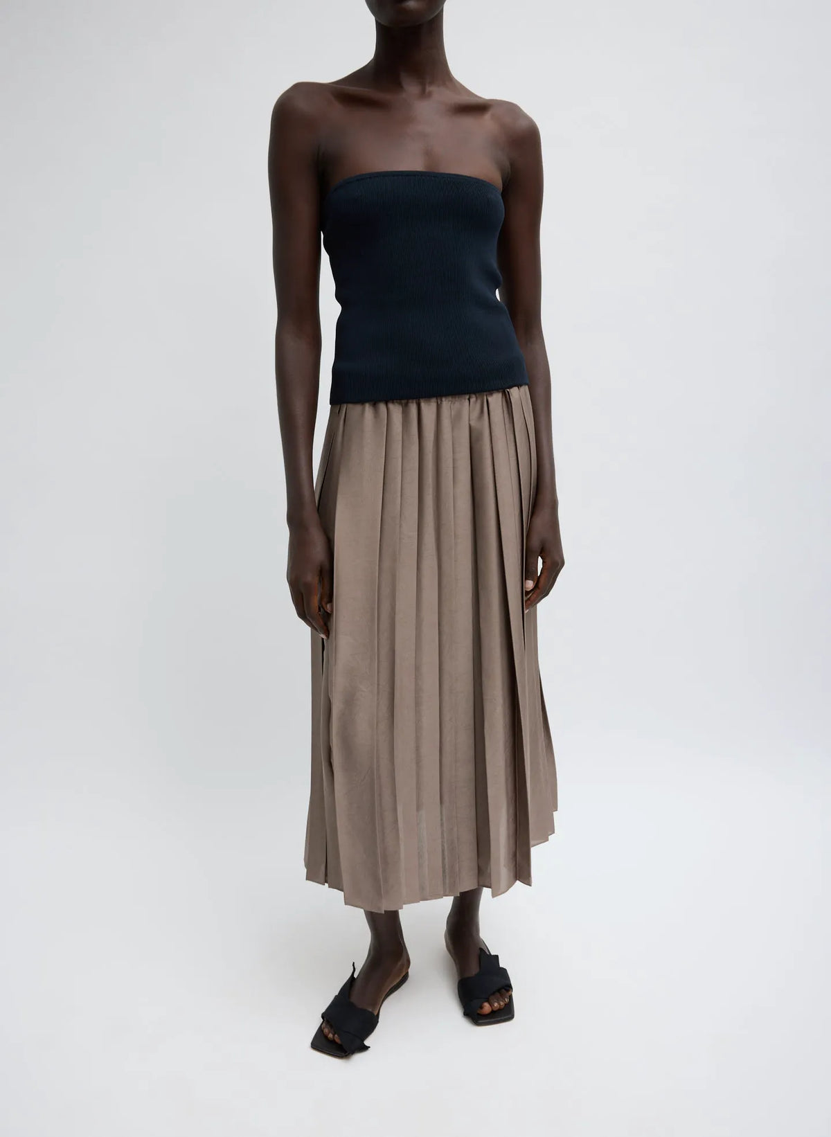 Ribbed Sweater Tube Top
