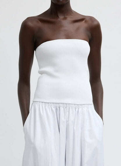 Ribbed Sweater Tube Top