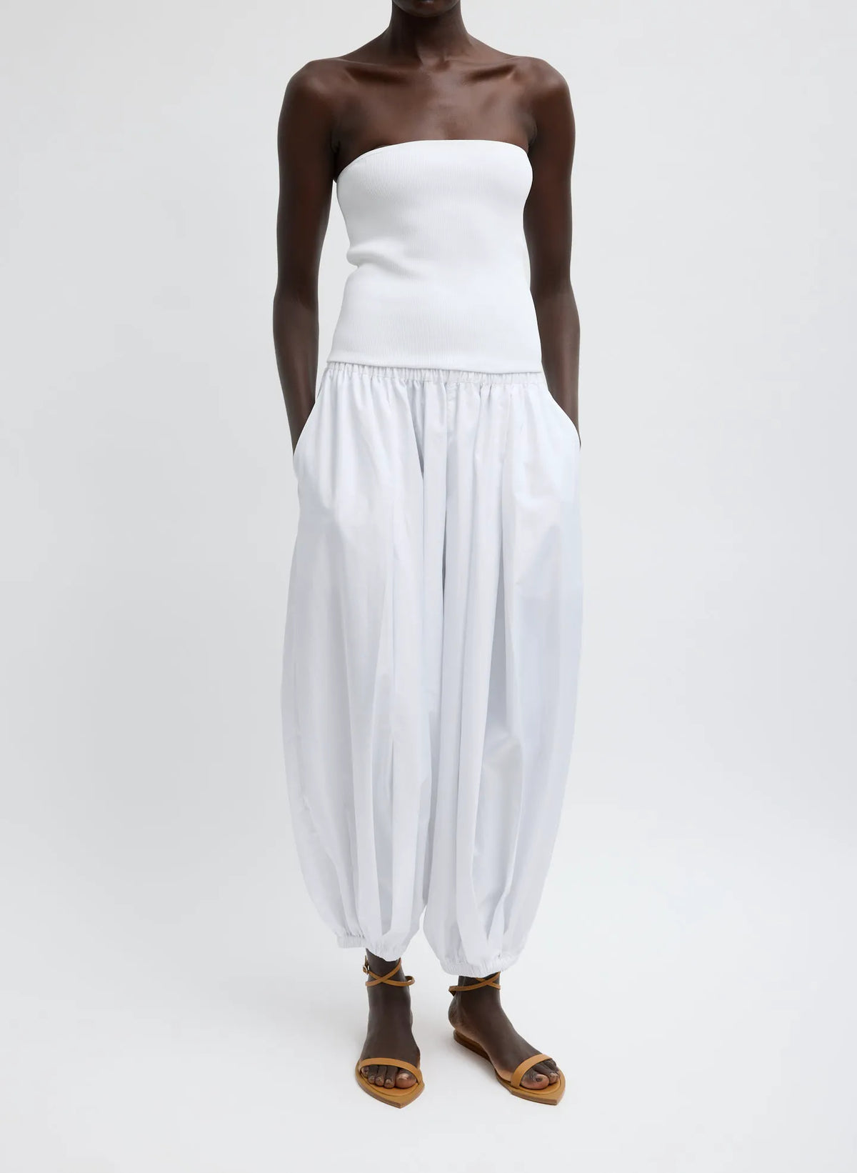 Ribbed Sweater Tube Top