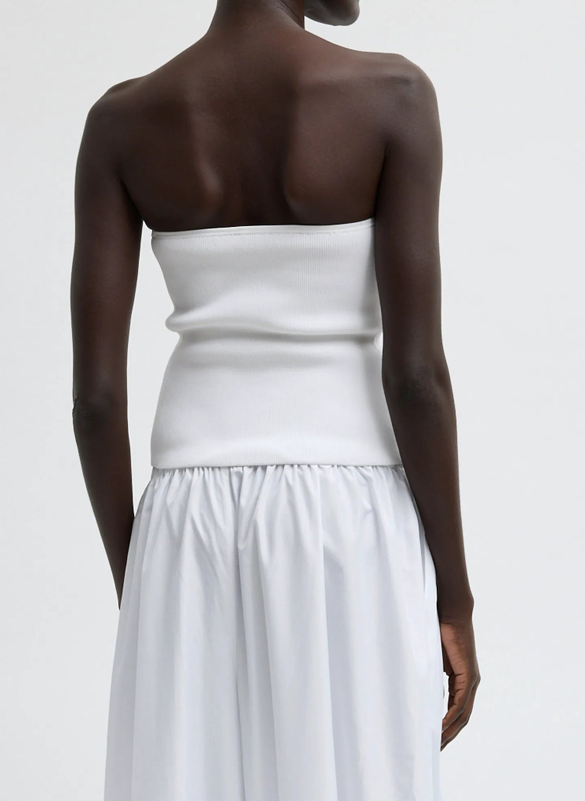 Ribbed Sweater Tube Top