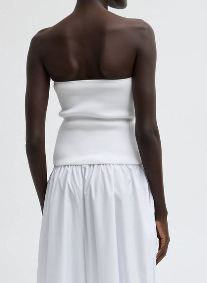 Ribbed Sweater Tube Top