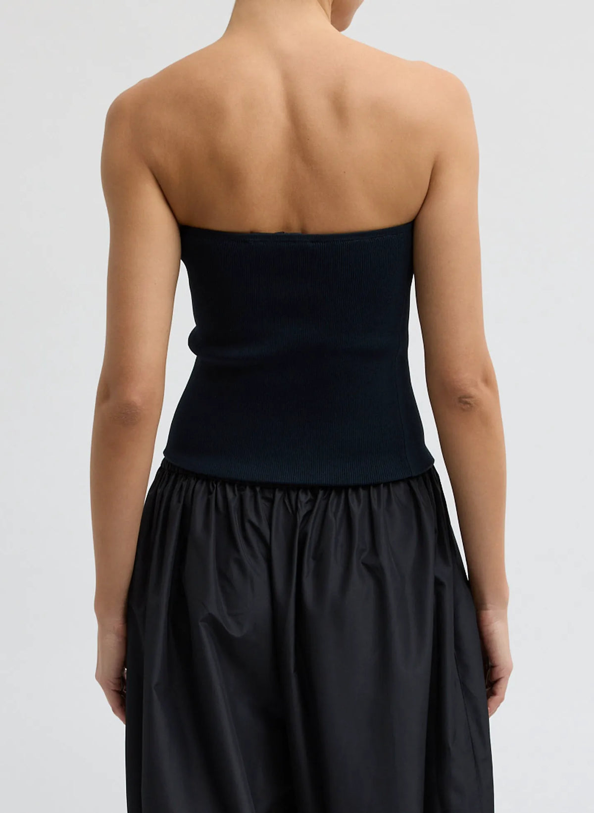 Ribbed Sweater Tube Top