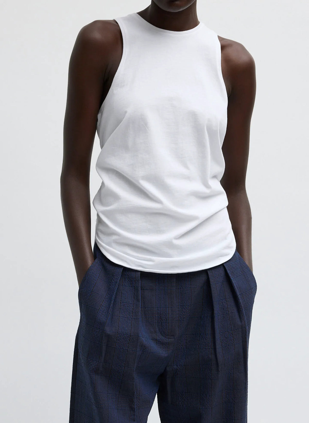 Shirred Back Tank