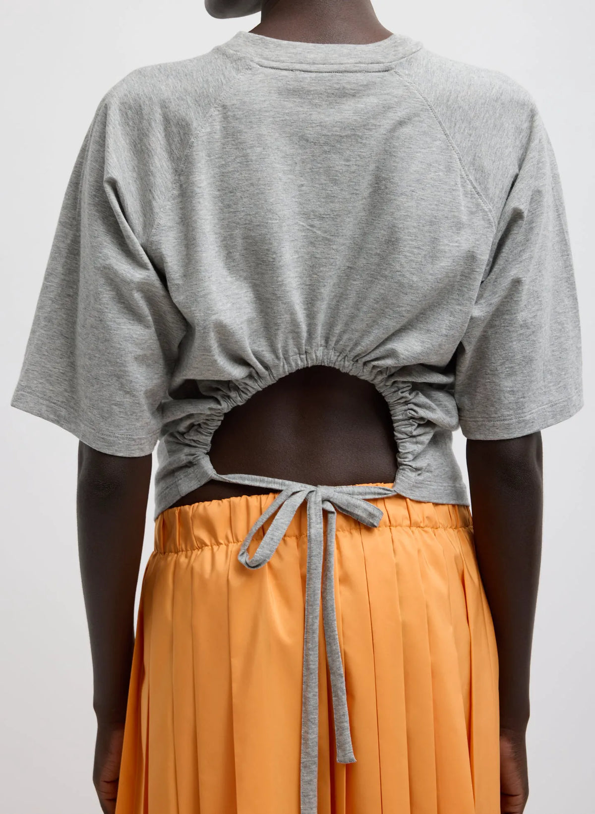 Short Sleeve T-Shirt With Shirred Back