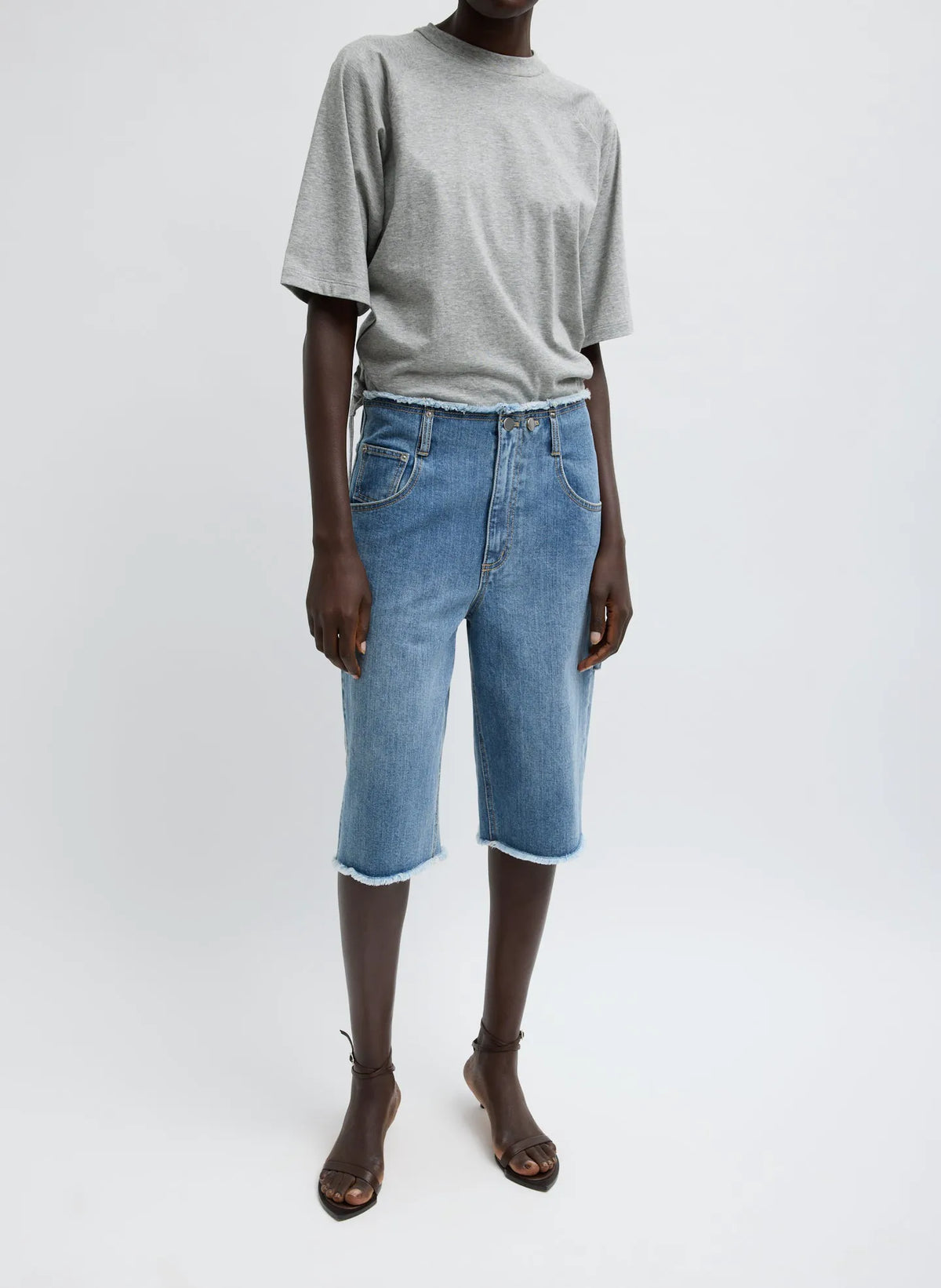 Short Sleeve T-Shirt With Shirred Back