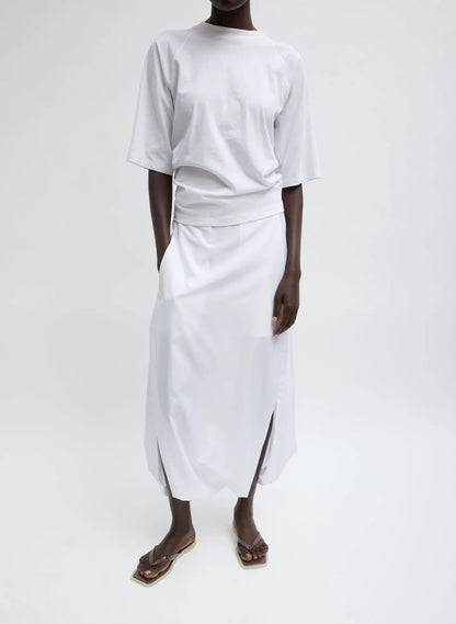 Short Sleeve T-Shirt With Shirred Back