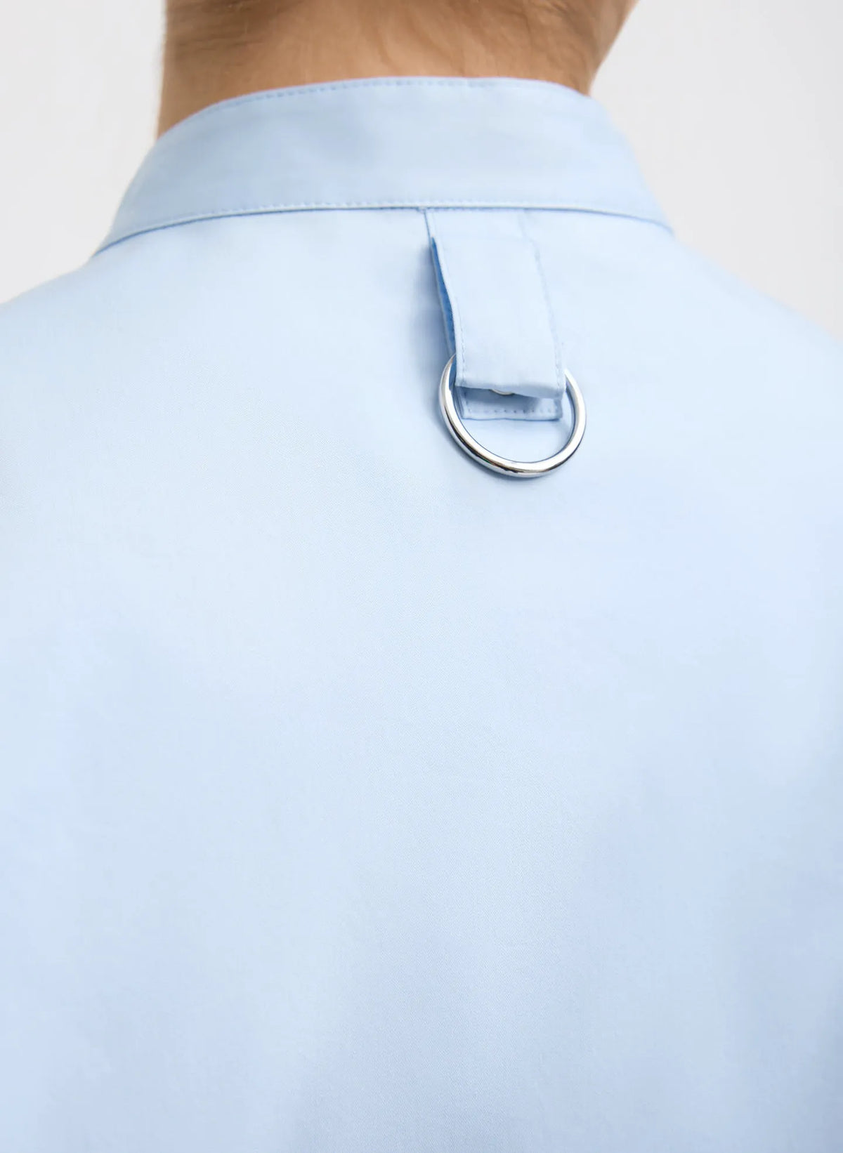 Eco Poplin Tuxedo Shirt With Bib Flap